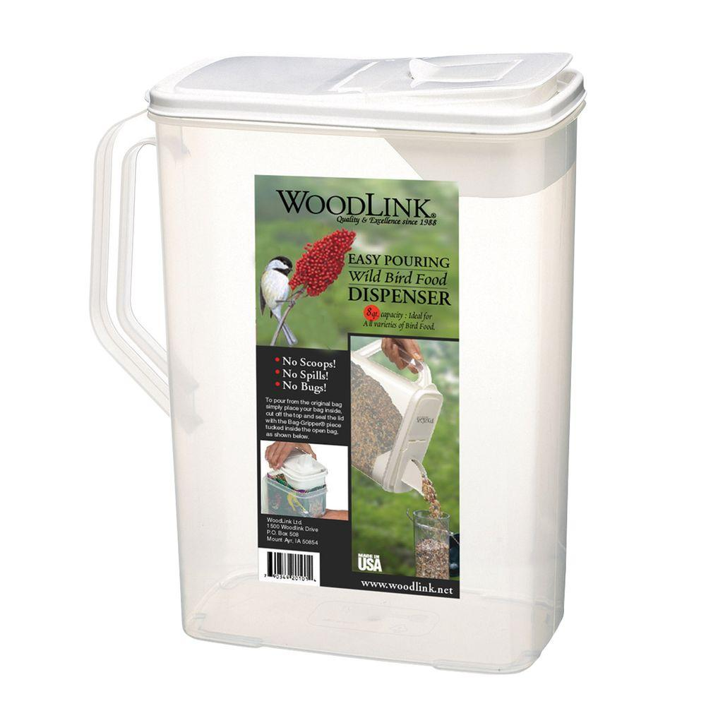 8 Quart Birdseed Container & Dispenser