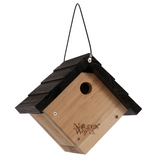 Hanging Wren Box Bird House, Cedar